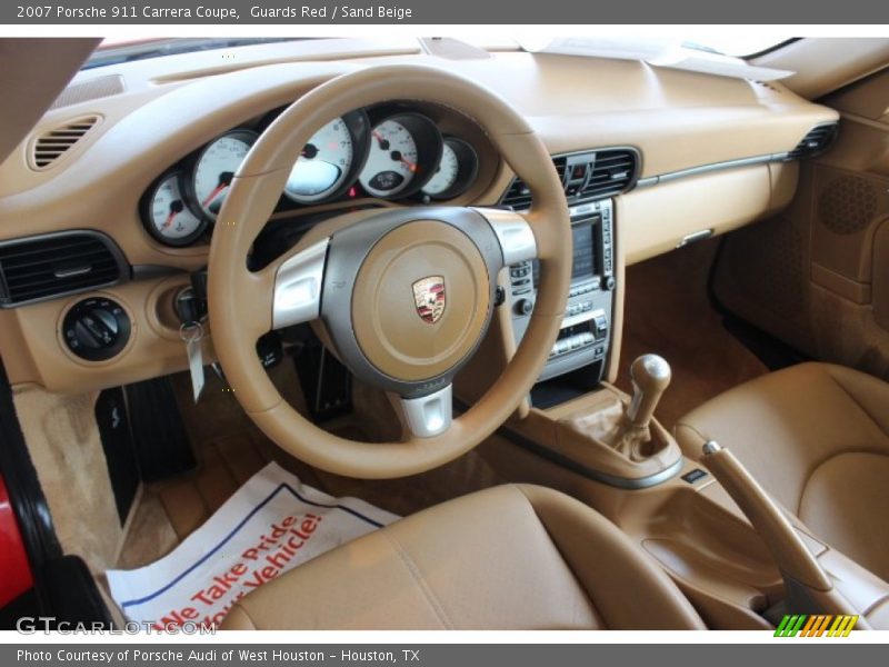  2007 911 Carrera Coupe Sand Beige Interior
