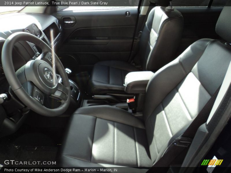 True Blue Pearl / Dark Slate Gray 2014 Jeep Patriot Latitude