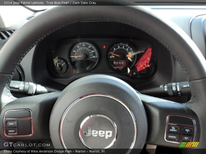 True Blue Pearl / Dark Slate Gray 2014 Jeep Patriot Latitude