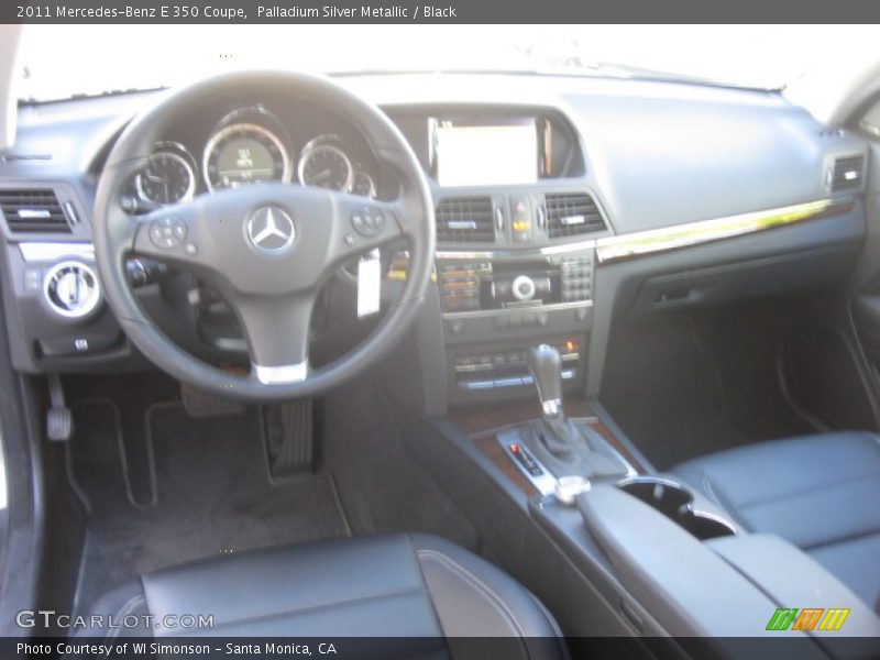 Palladium Silver Metallic / Black 2011 Mercedes-Benz E 350 Coupe