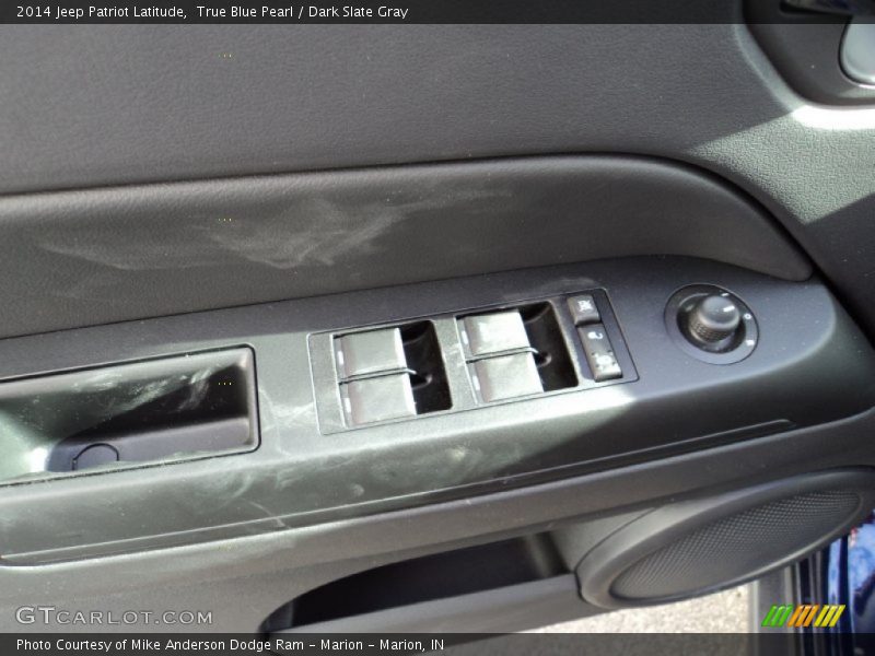 True Blue Pearl / Dark Slate Gray 2014 Jeep Patriot Latitude