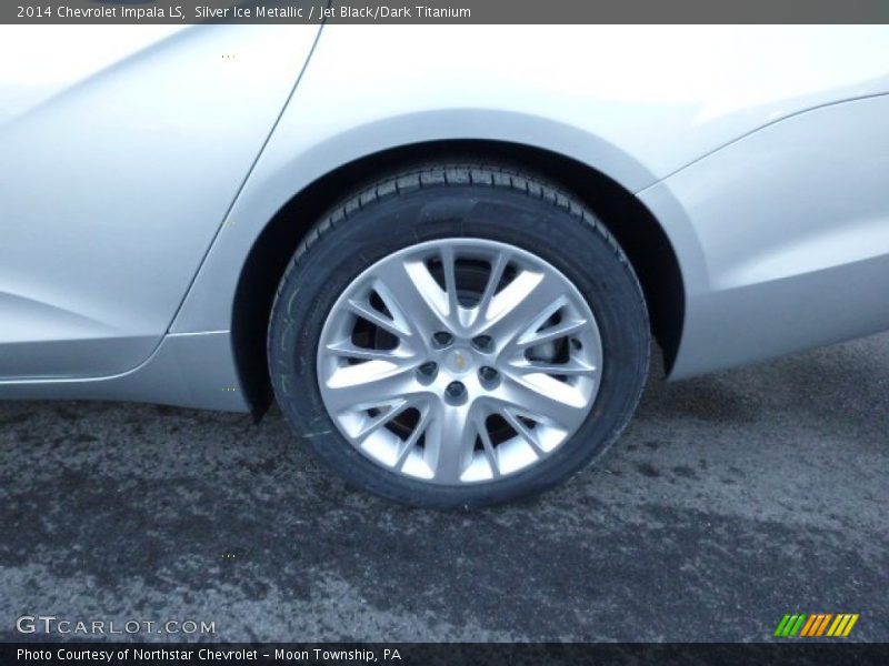 Silver Ice Metallic / Jet Black/Dark Titanium 2014 Chevrolet Impala LS
