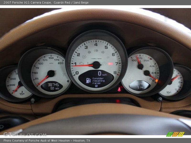  2007 911 Carrera Coupe Carrera Coupe Gauges