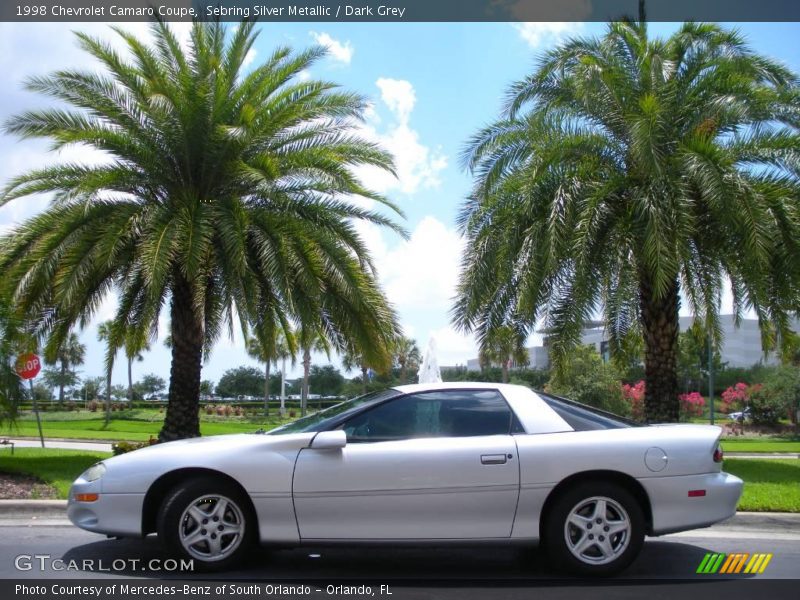 Sebring Silver Metallic / Dark Grey 1998 Chevrolet Camaro Coupe