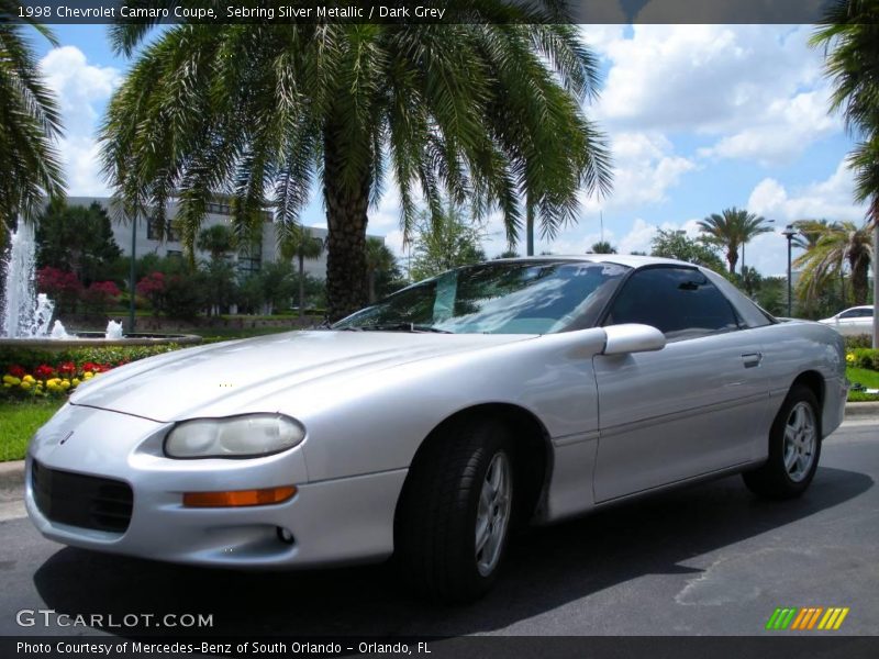 Sebring Silver Metallic / Dark Grey 1998 Chevrolet Camaro Coupe