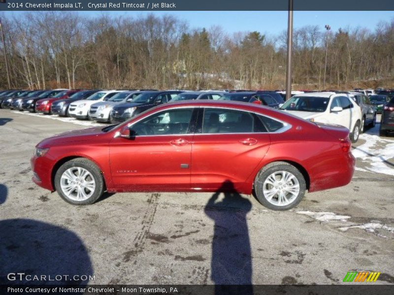 Crystal Red Tintcoat / Jet Black 2014 Chevrolet Impala LT