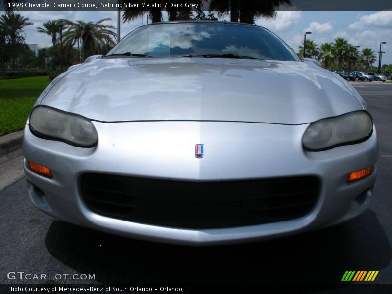 Sebring Silver Metallic / Dark Grey 1998 Chevrolet Camaro Coupe