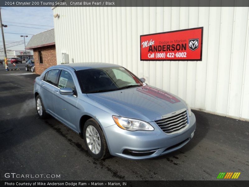 Crystal Blue Pearl / Black 2014 Chrysler 200 Touring Sedan