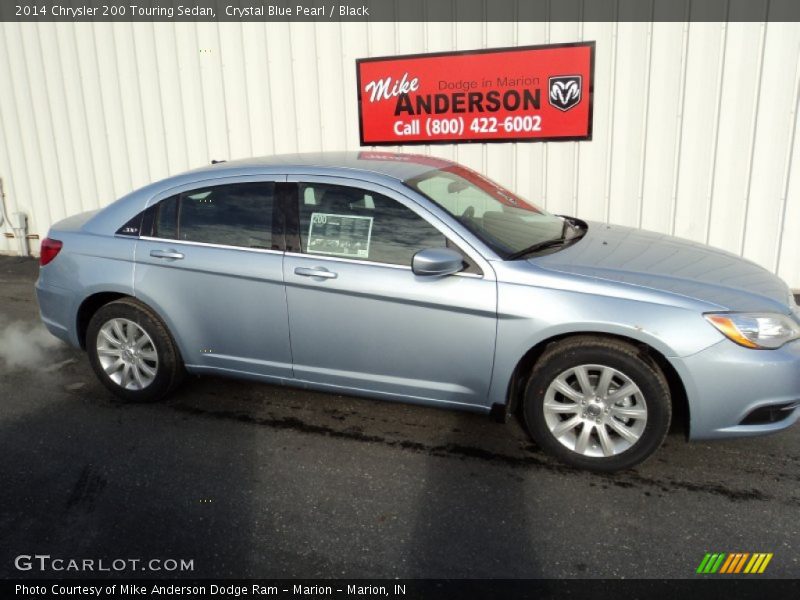 Crystal Blue Pearl / Black 2014 Chrysler 200 Touring Sedan