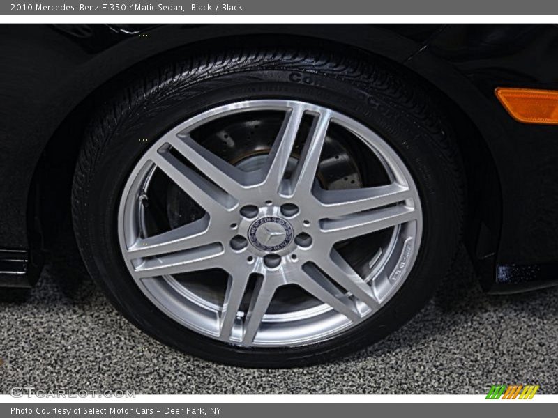 Black / Black 2010 Mercedes-Benz E 350 4Matic Sedan