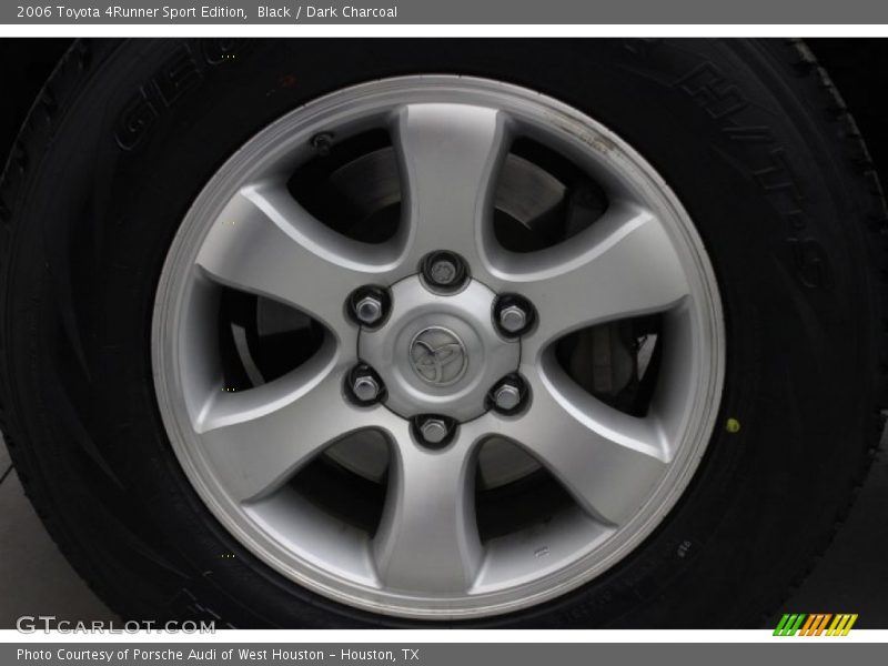 Black / Dark Charcoal 2006 Toyota 4Runner Sport Edition