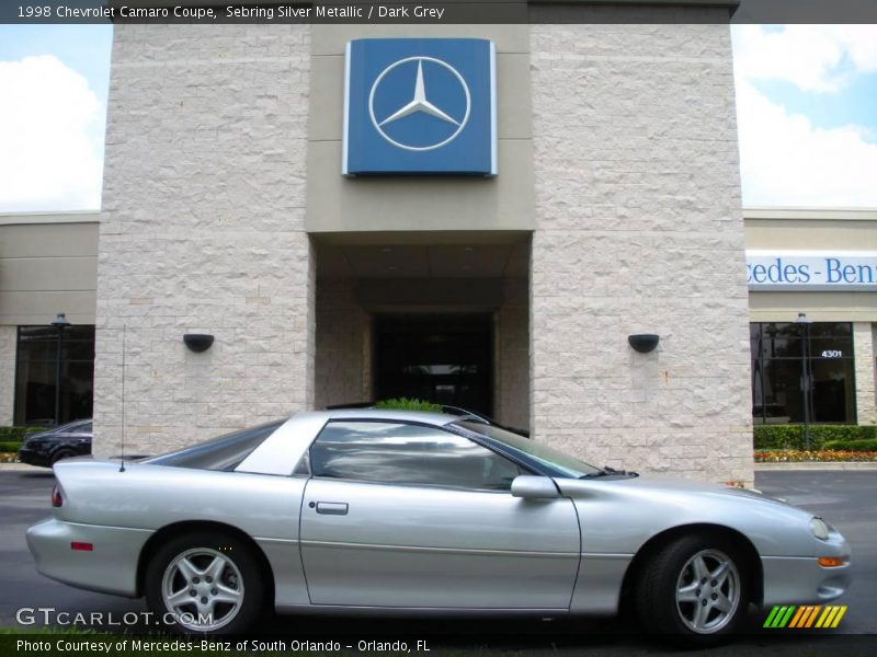 Sebring Silver Metallic / Dark Grey 1998 Chevrolet Camaro Coupe