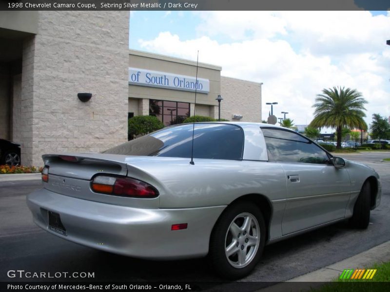 Sebring Silver Metallic / Dark Grey 1998 Chevrolet Camaro Coupe