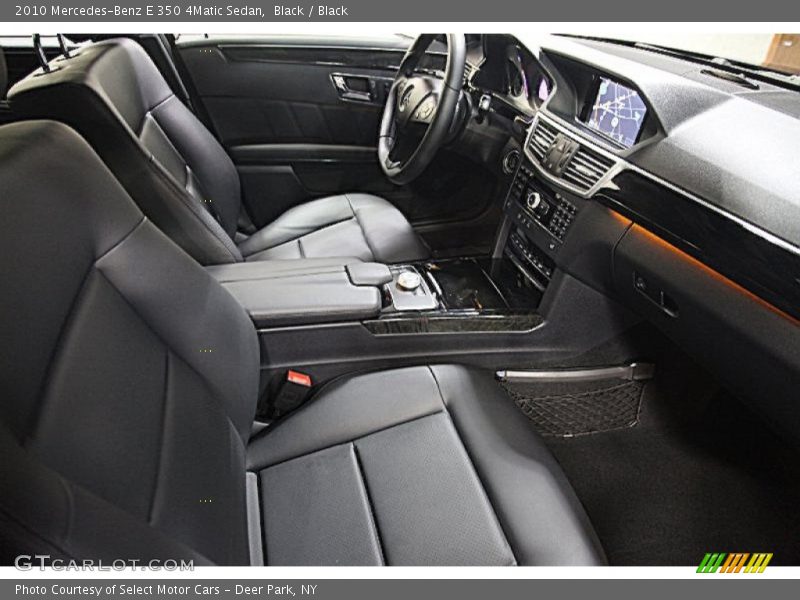 Black / Black 2010 Mercedes-Benz E 350 4Matic Sedan