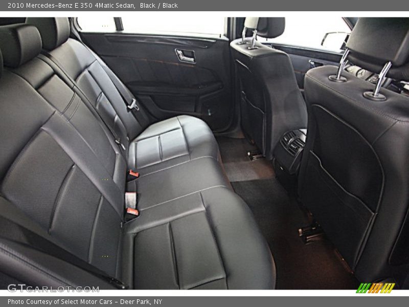 Black / Black 2010 Mercedes-Benz E 350 4Matic Sedan