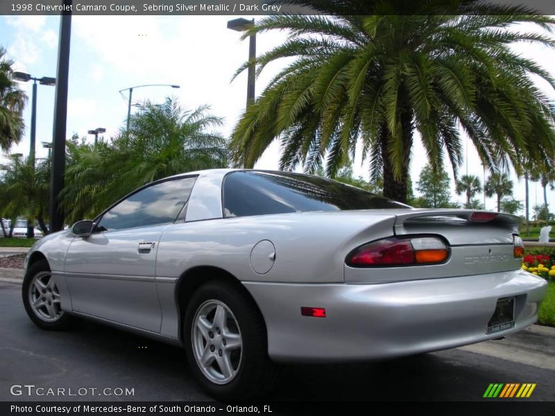 Sebring Silver Metallic / Dark Grey 1998 Chevrolet Camaro Coupe