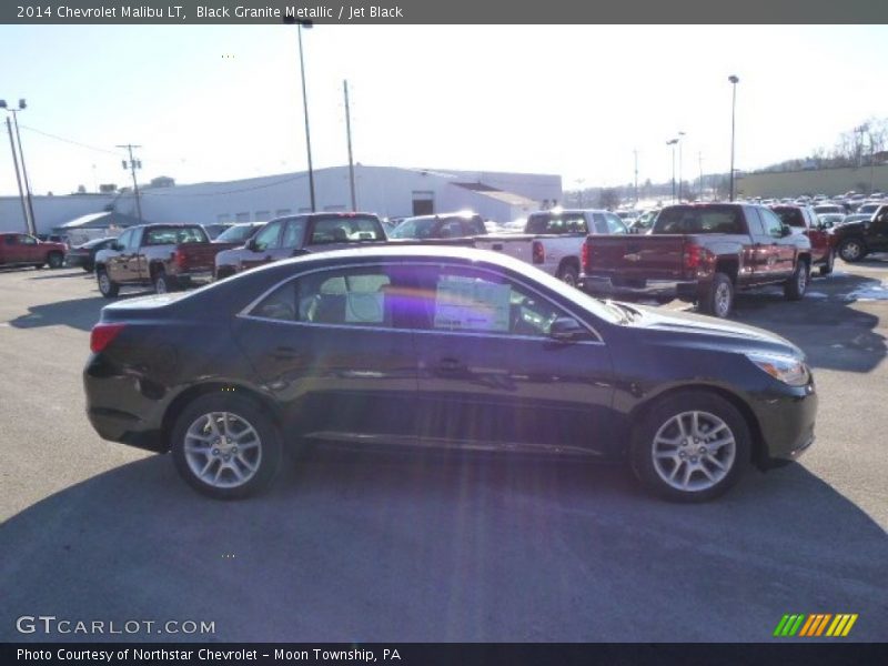 Black Granite Metallic / Jet Black 2014 Chevrolet Malibu LT