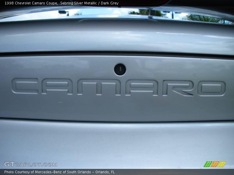 Sebring Silver Metallic / Dark Grey 1998 Chevrolet Camaro Coupe