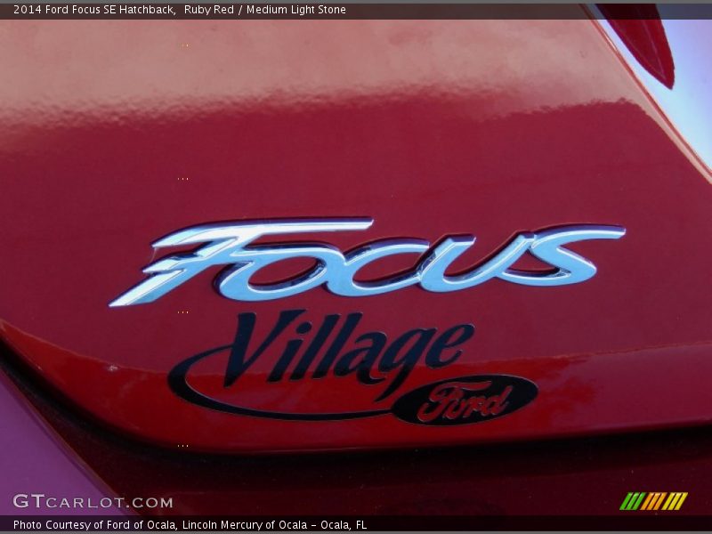 Ruby Red / Medium Light Stone 2014 Ford Focus SE Hatchback