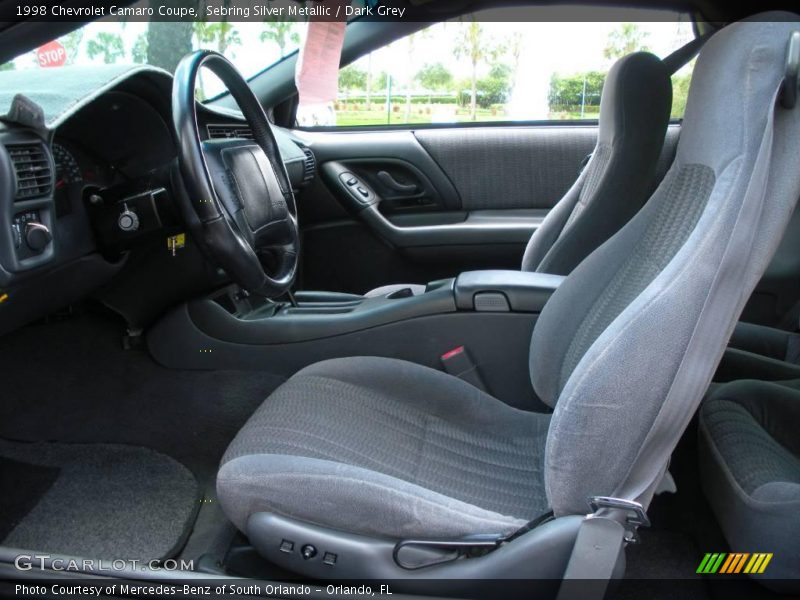 Sebring Silver Metallic / Dark Grey 1998 Chevrolet Camaro Coupe