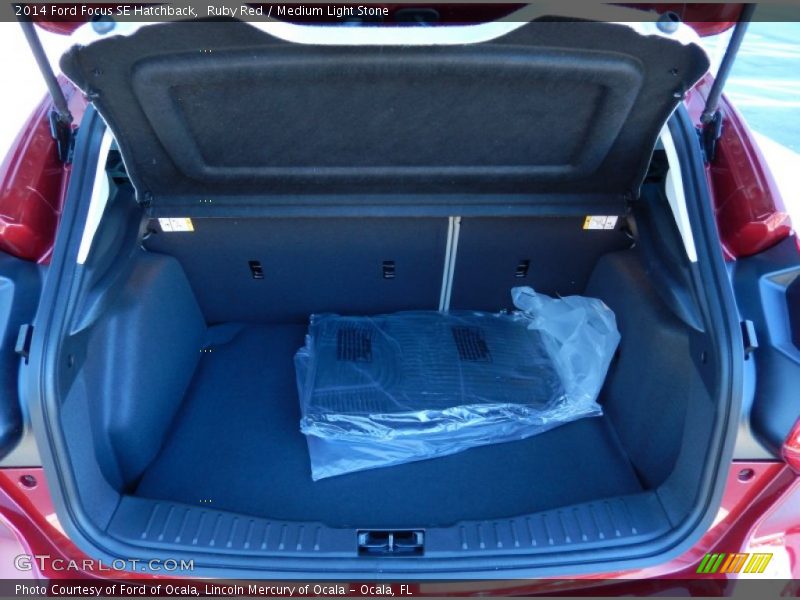 Ruby Red / Medium Light Stone 2014 Ford Focus SE Hatchback