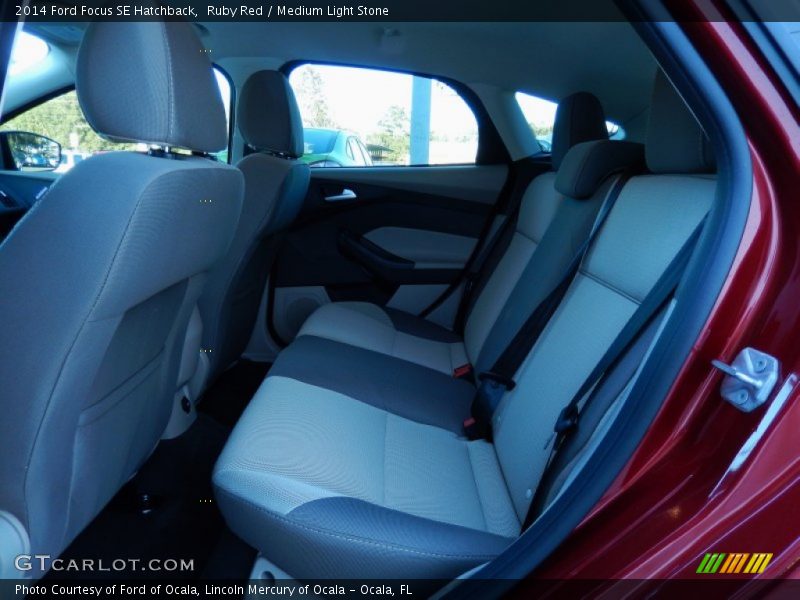 Ruby Red / Medium Light Stone 2014 Ford Focus SE Hatchback
