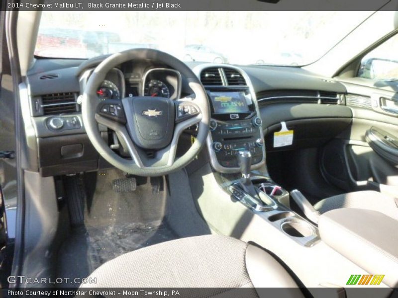 Black Granite Metallic / Jet Black 2014 Chevrolet Malibu LT