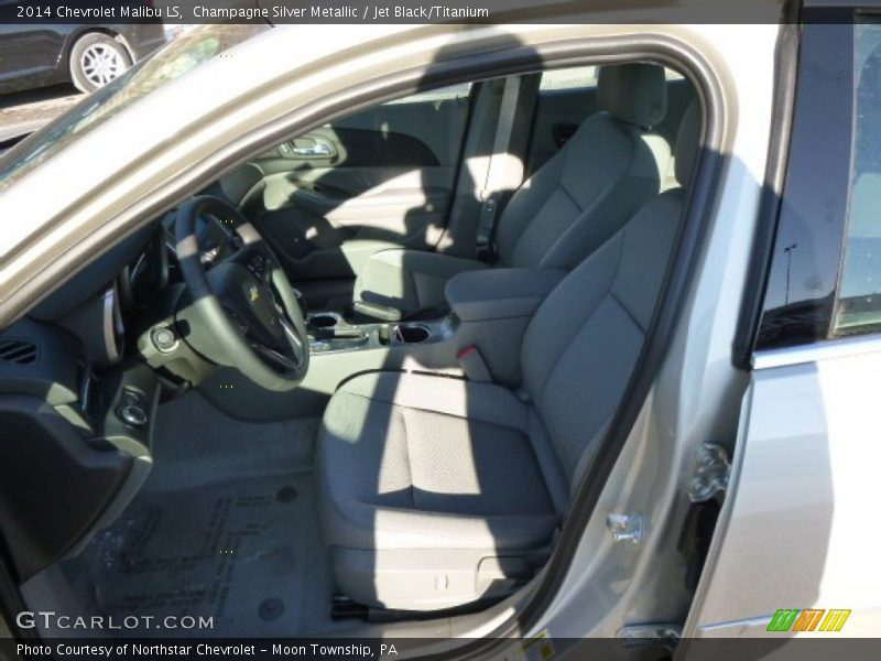 Champagne Silver Metallic / Jet Black/Titanium 2014 Chevrolet Malibu LS