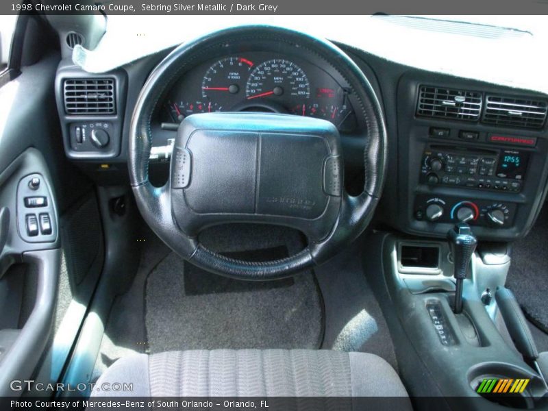 Sebring Silver Metallic / Dark Grey 1998 Chevrolet Camaro Coupe