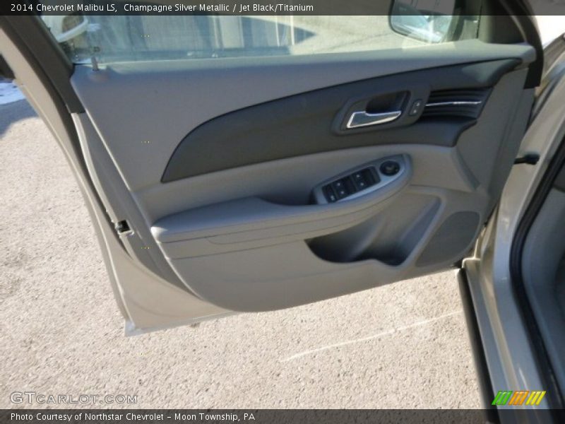 Champagne Silver Metallic / Jet Black/Titanium 2014 Chevrolet Malibu LS