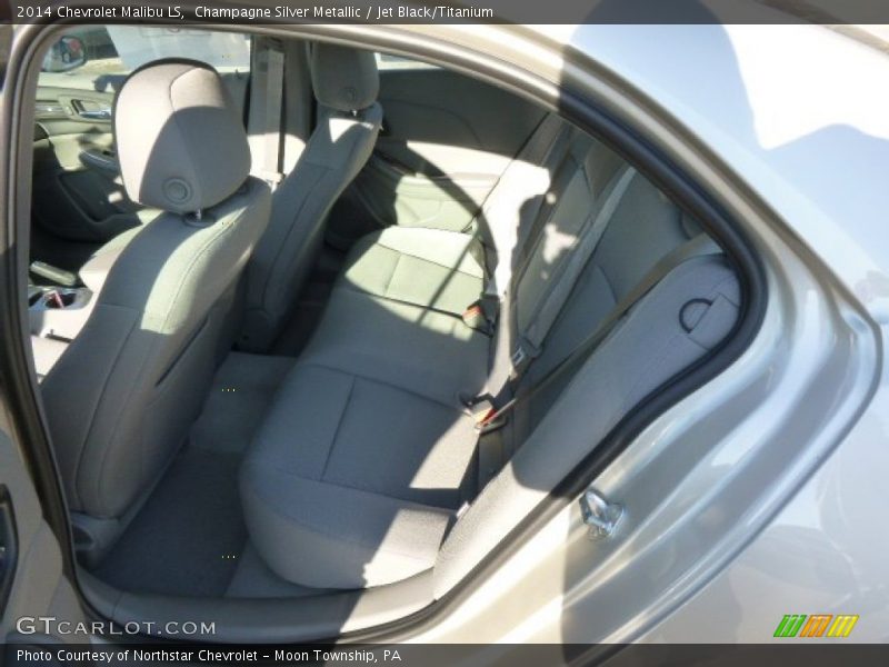 Champagne Silver Metallic / Jet Black/Titanium 2014 Chevrolet Malibu LS