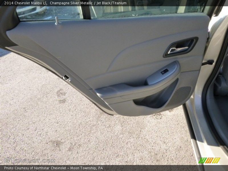 Champagne Silver Metallic / Jet Black/Titanium 2014 Chevrolet Malibu LS