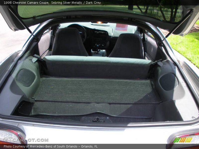Sebring Silver Metallic / Dark Grey 1998 Chevrolet Camaro Coupe