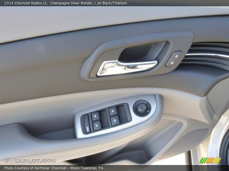 Champagne Silver Metallic / Jet Black/Titanium 2014 Chevrolet Malibu LS