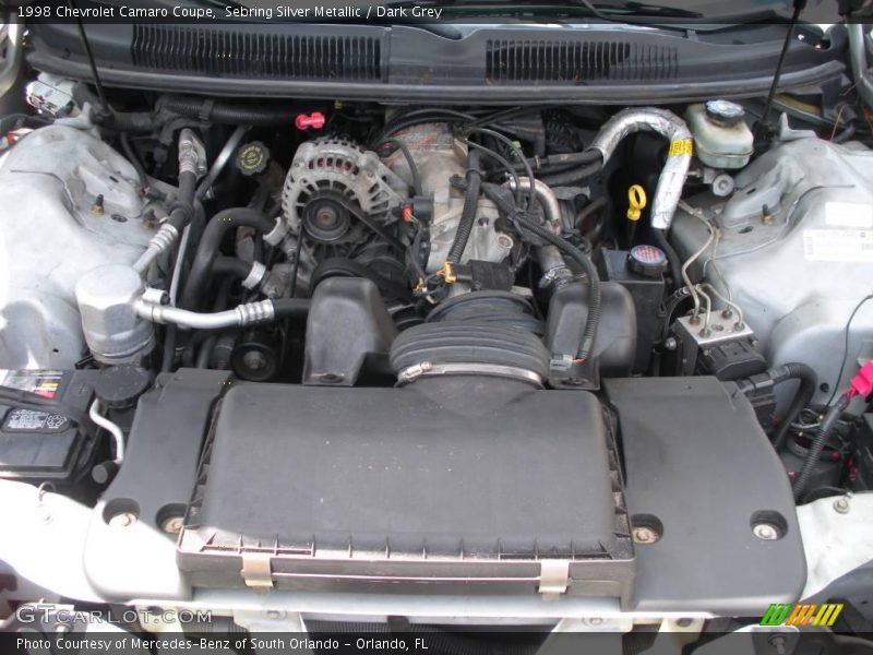 Sebring Silver Metallic / Dark Grey 1998 Chevrolet Camaro Coupe