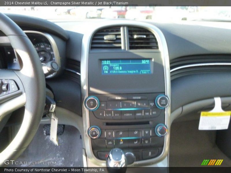 Champagne Silver Metallic / Jet Black/Titanium 2014 Chevrolet Malibu LS