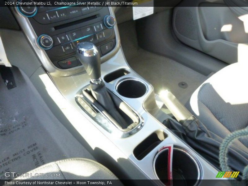 Champagne Silver Metallic / Jet Black/Titanium 2014 Chevrolet Malibu LS