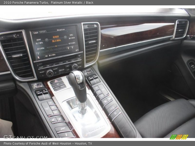 Platinum Silver Metallic / Black 2010 Porsche Panamera Turbo