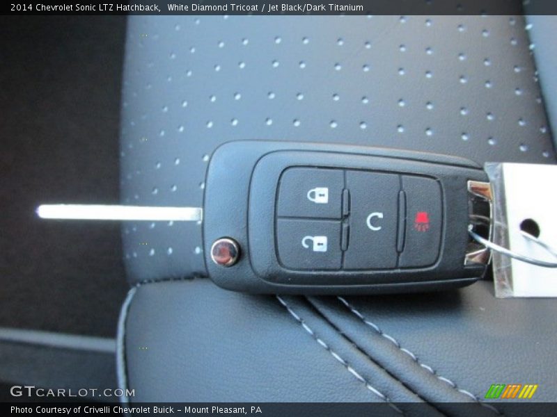 Keys of 2014 Sonic LTZ Hatchback