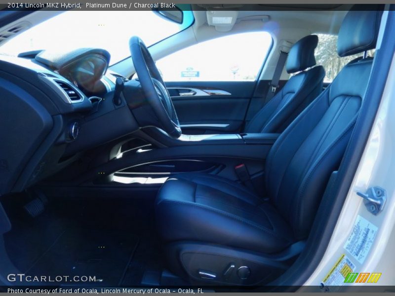 Platinum Dune / Charcoal Black 2014 Lincoln MKZ Hybrid