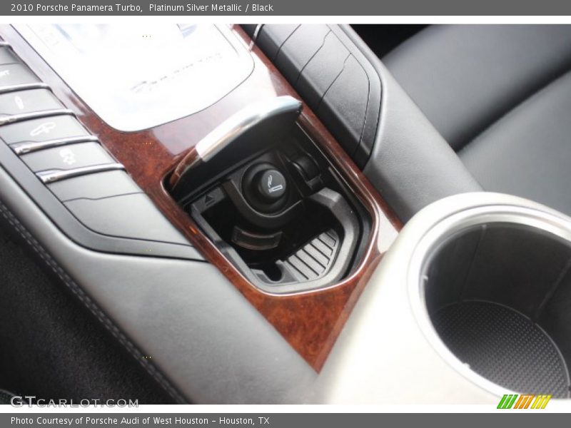 Platinum Silver Metallic / Black 2010 Porsche Panamera Turbo