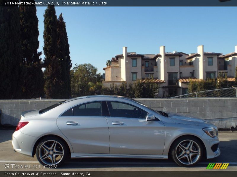 Polar Silver Metallic / Black 2014 Mercedes-Benz CLA 250