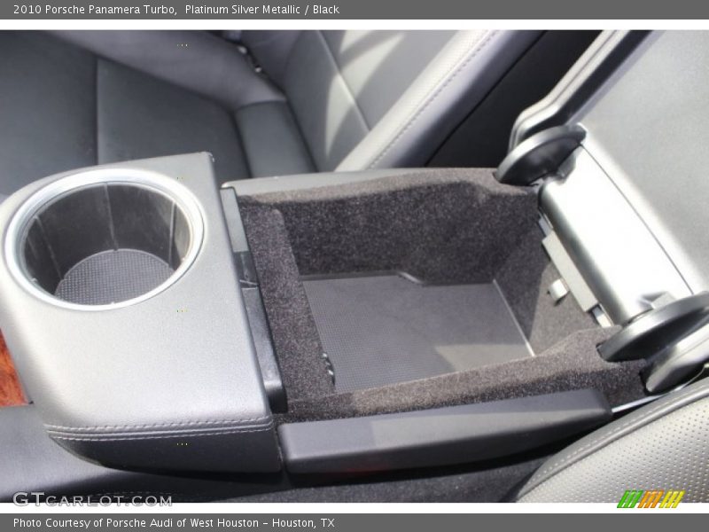 Platinum Silver Metallic / Black 2010 Porsche Panamera Turbo