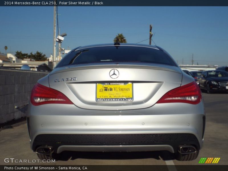 Polar Silver Metallic / Black 2014 Mercedes-Benz CLA 250
