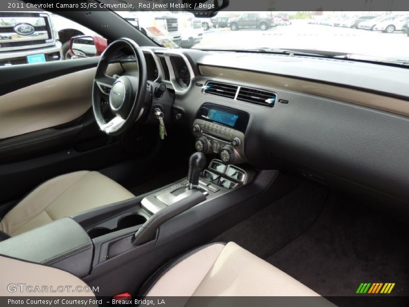 Red Jewel Metallic / Beige 2011 Chevrolet Camaro SS/RS Convertible