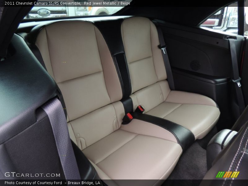 Red Jewel Metallic / Beige 2011 Chevrolet Camaro SS/RS Convertible