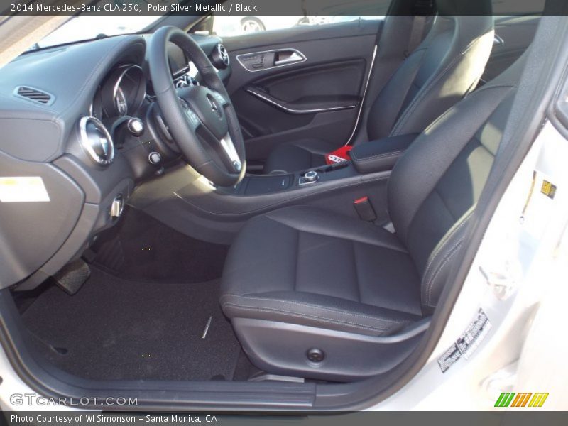 Polar Silver Metallic / Black 2014 Mercedes-Benz CLA 250