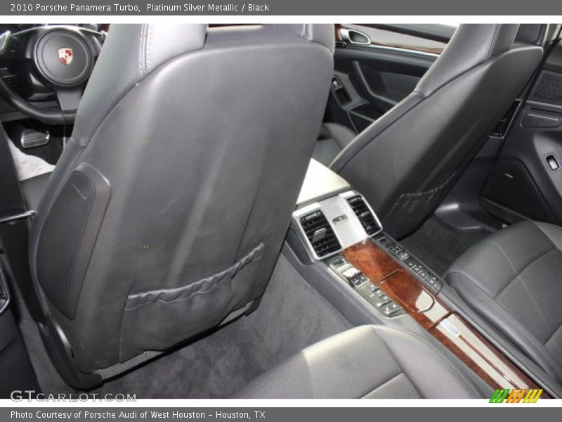 Platinum Silver Metallic / Black 2010 Porsche Panamera Turbo