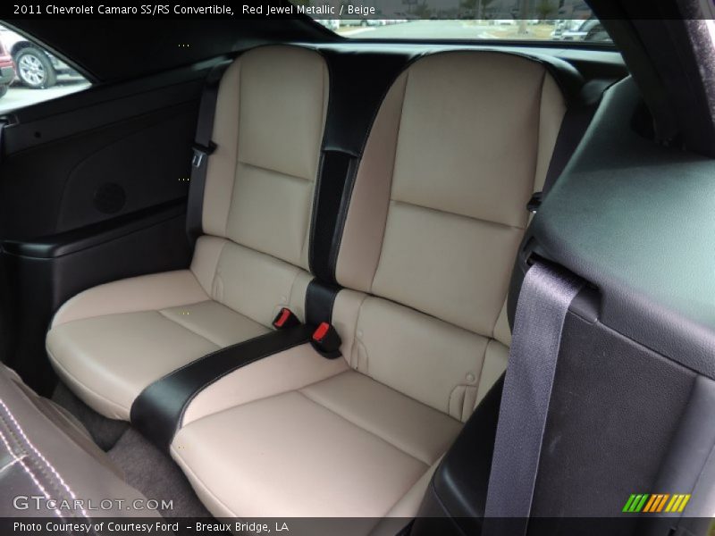 Red Jewel Metallic / Beige 2011 Chevrolet Camaro SS/RS Convertible