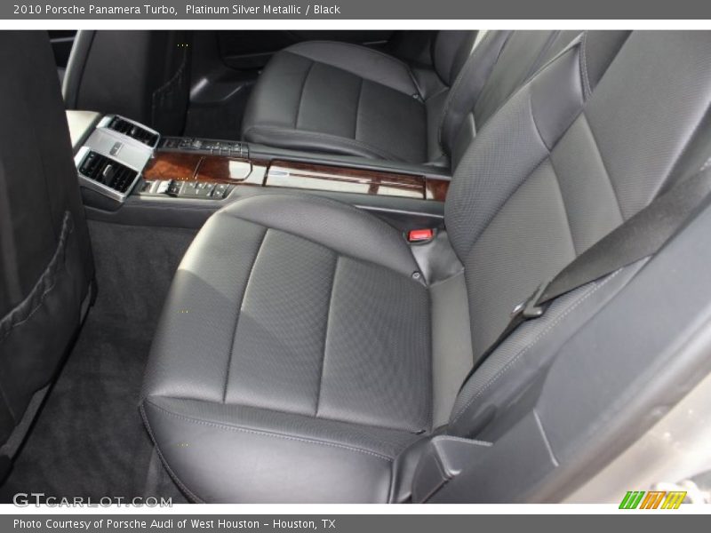 Platinum Silver Metallic / Black 2010 Porsche Panamera Turbo